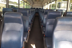 53 seat Mercedes Benz interior