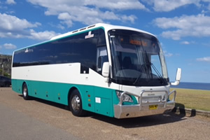 57 seat Scania coach for hire, charter and rent